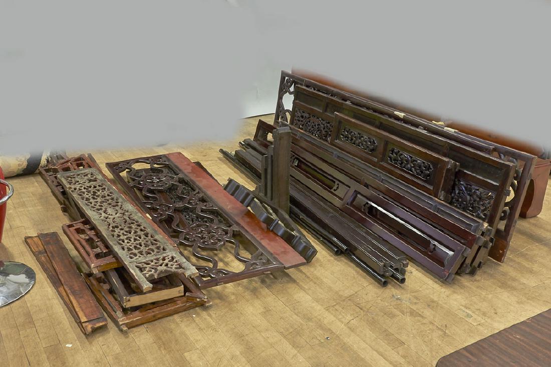 Antique Chinese Wood Bed (1 of 1)