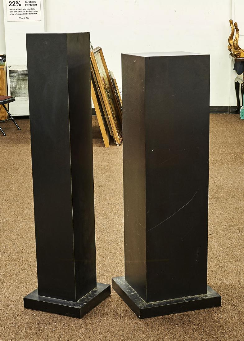 Two Black Display Pedestals (1 of 1)