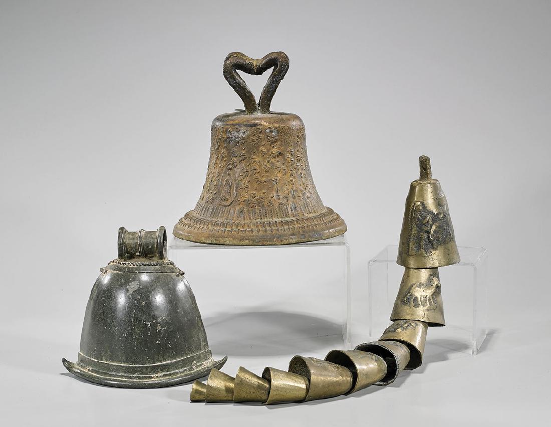 Group of Three Metal Bells (1 of 1)