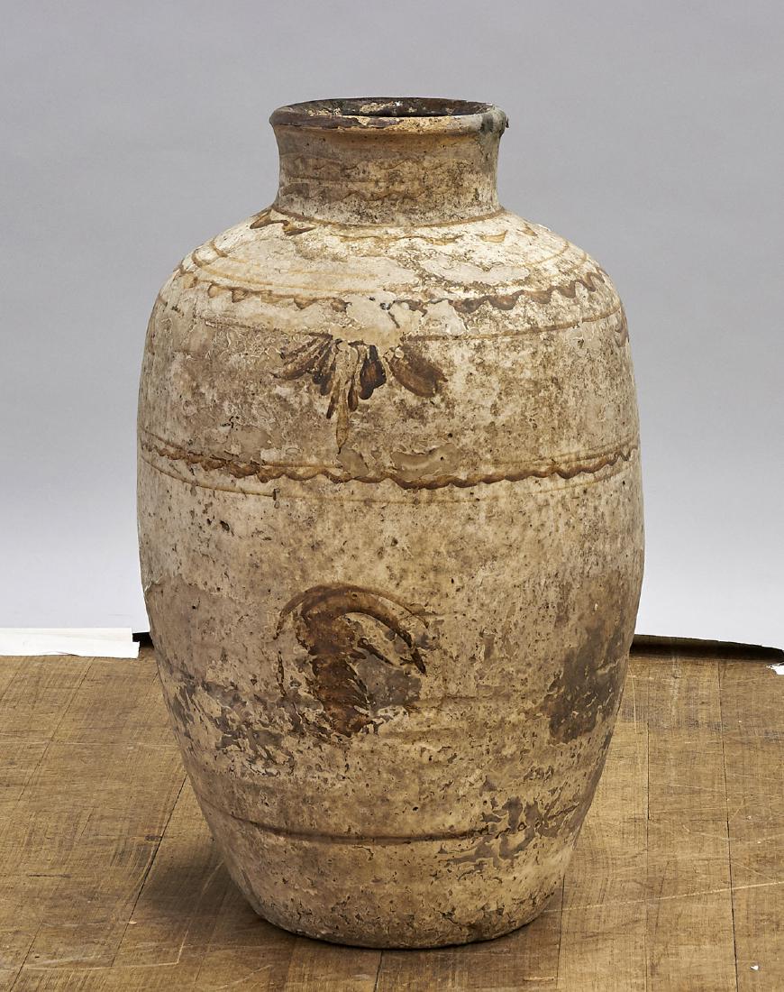 Antique Southeast Asian Glazed Ceramic Vase (1 of 1)