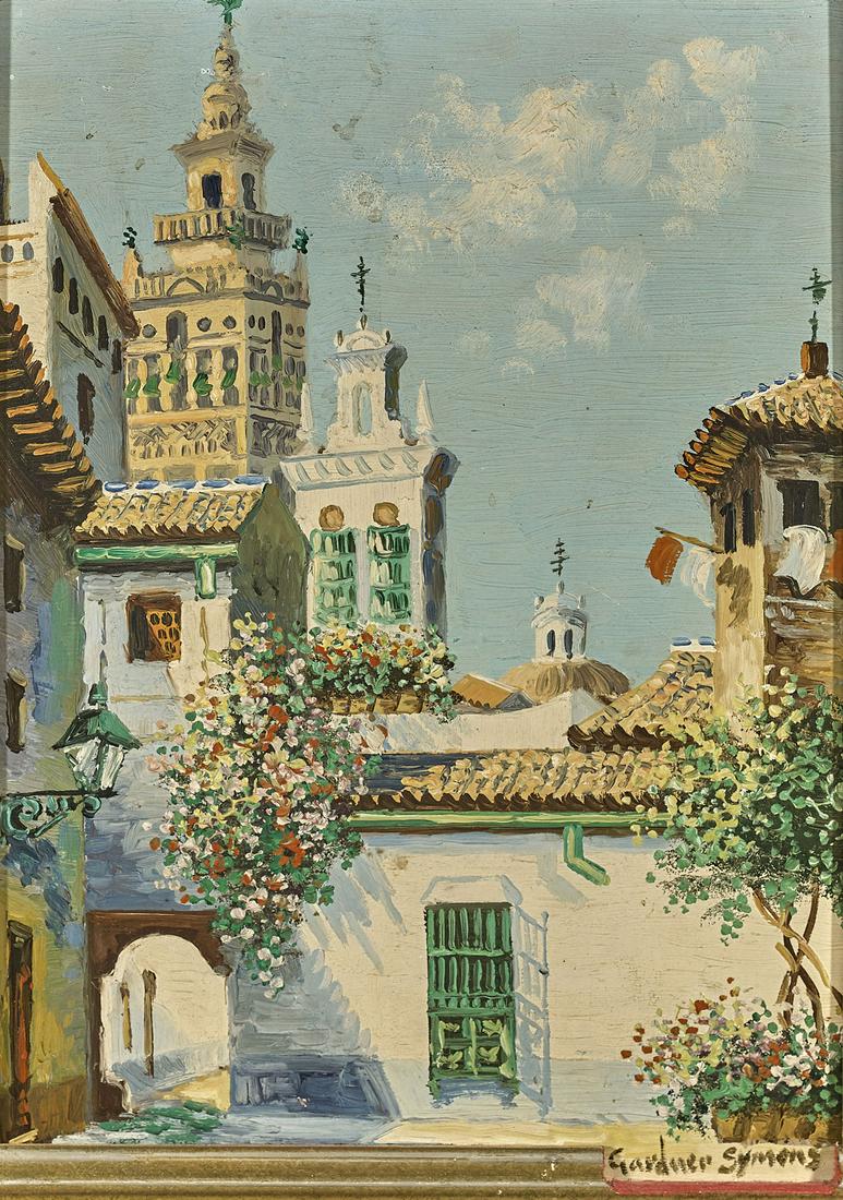 OIL PAINTING BY GEORGE GARDNER SYMONS (1 of 4)