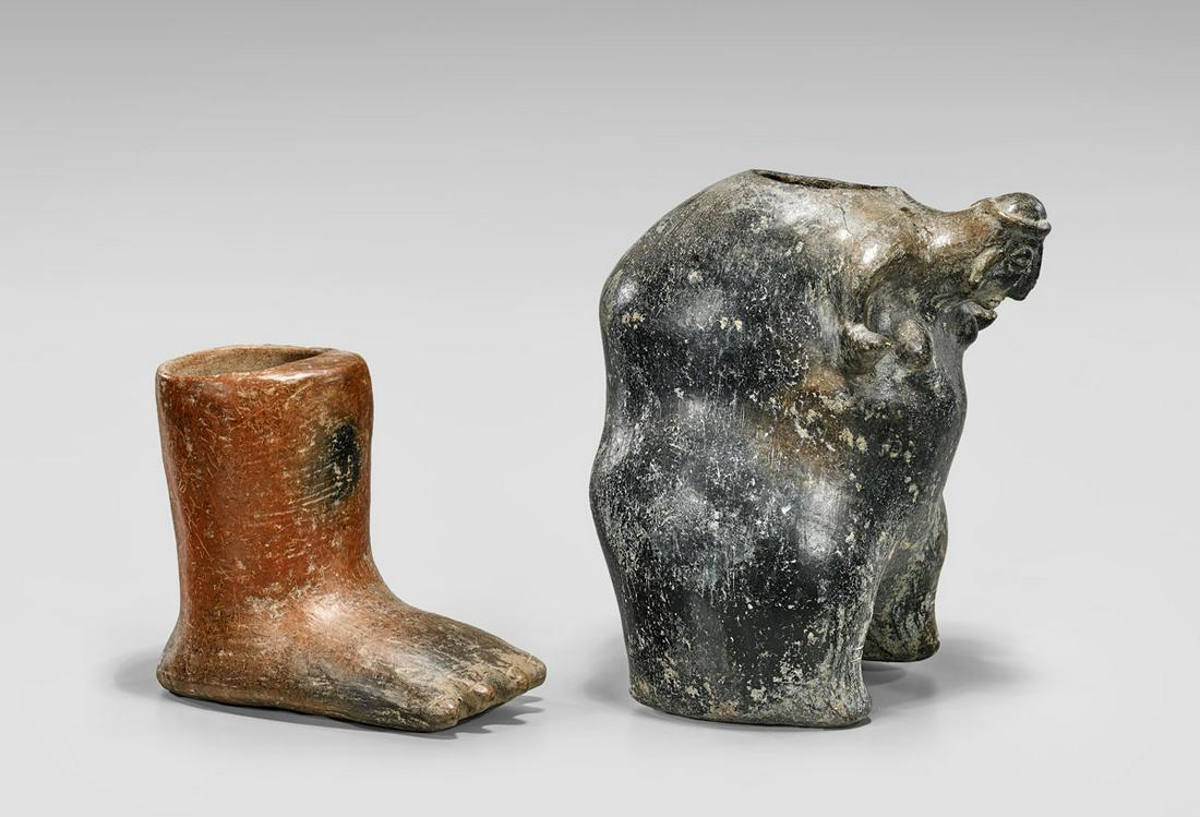 TWO PRE-COLUMBIAN VESSELS (1 of 3)