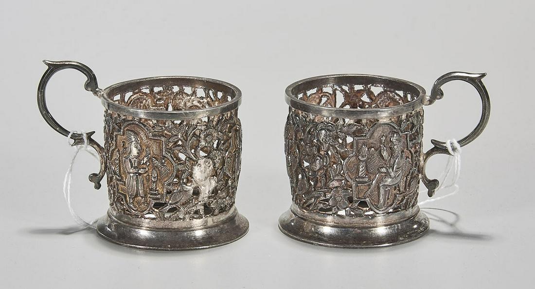Two Silver Glass Holders (1 of 3)