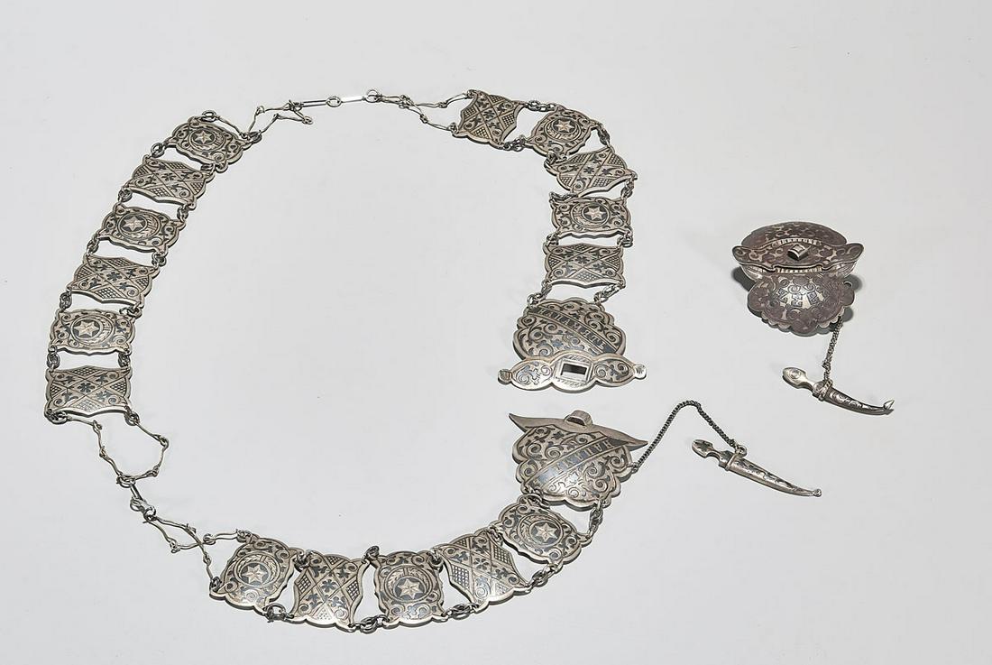 Two Russian Silver Niello Pieces (1 of 2)