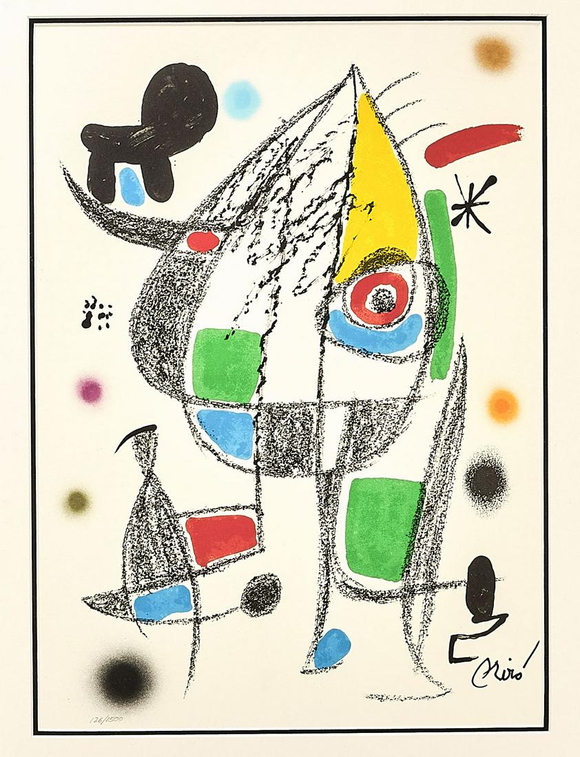 Lithograph After Joan Miro (1 of 2)