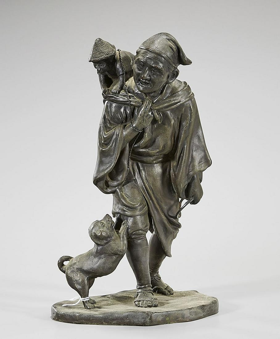 Japanese Signed Bronze Figure (1 of 5)