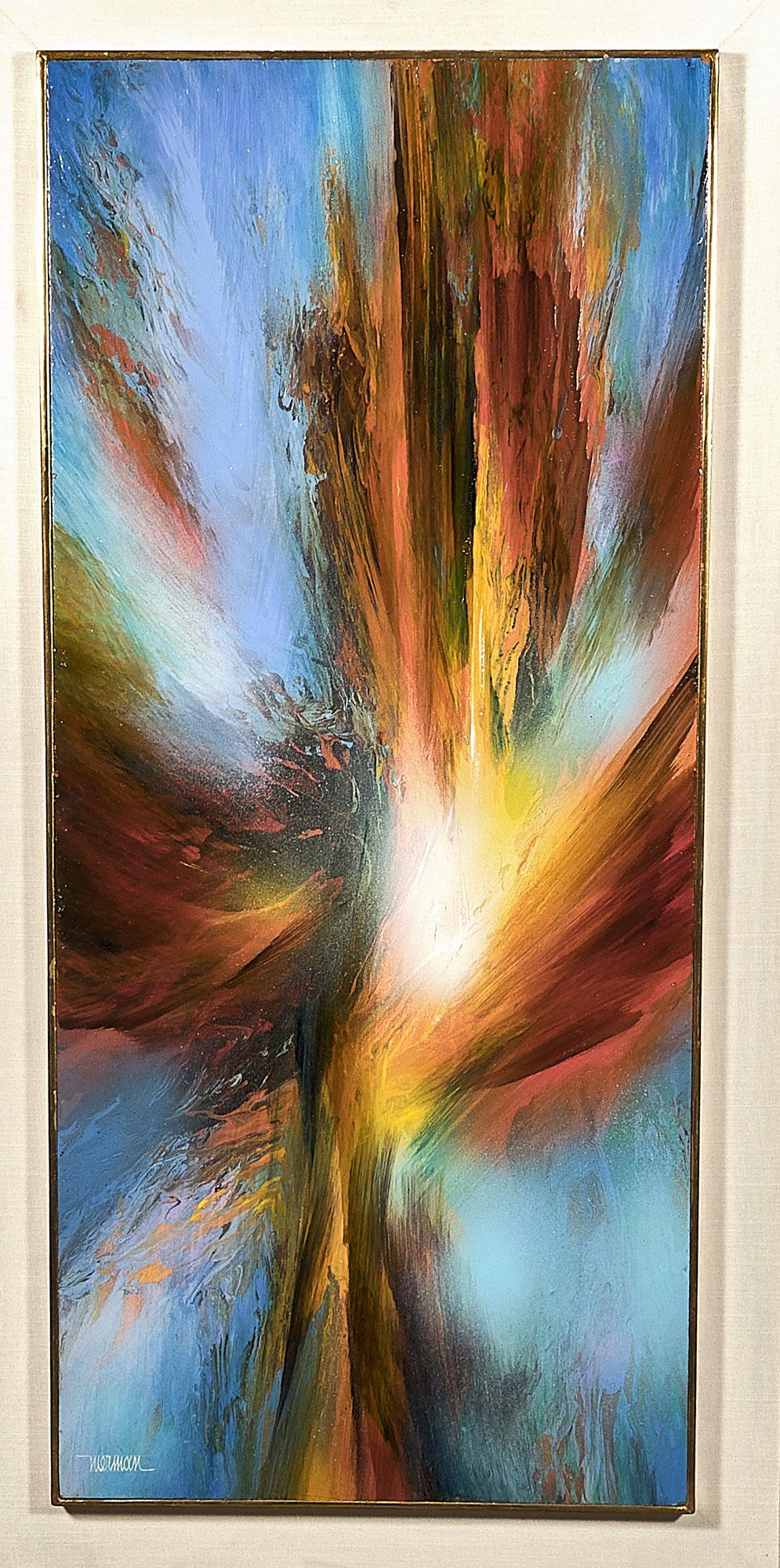 Painting By Leonardo Nierman: Flight to the Sun (1 of 2)