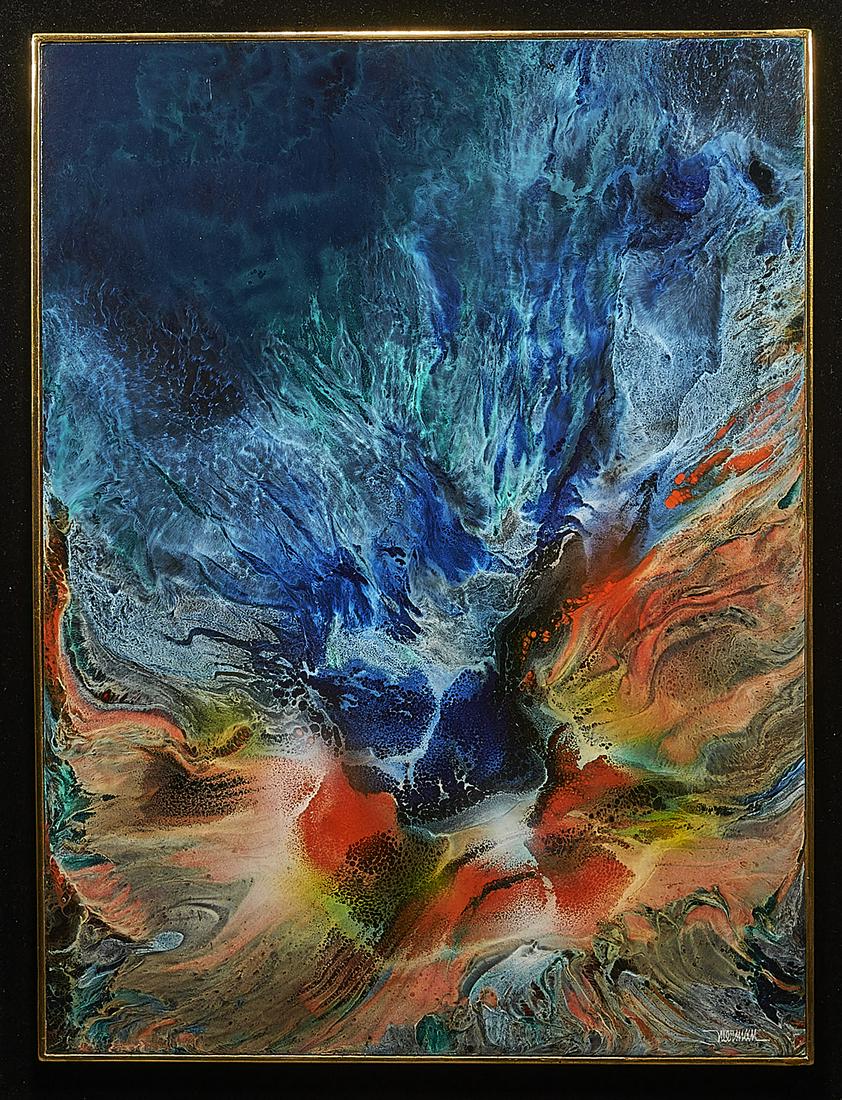 Painting By Leonardo Nierman: The Sea (1 of 2)