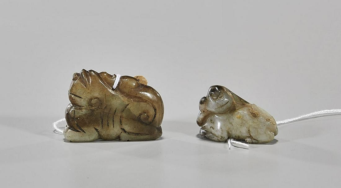 Two Antique Chinese Jade Carvings (1 of 2)