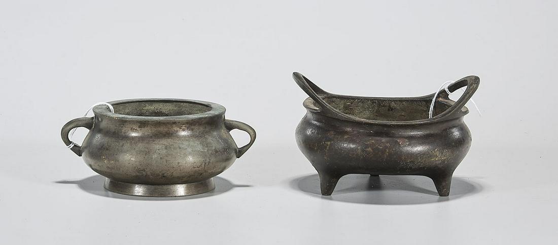 Two Chinese Bronze Censers (1 of 4)