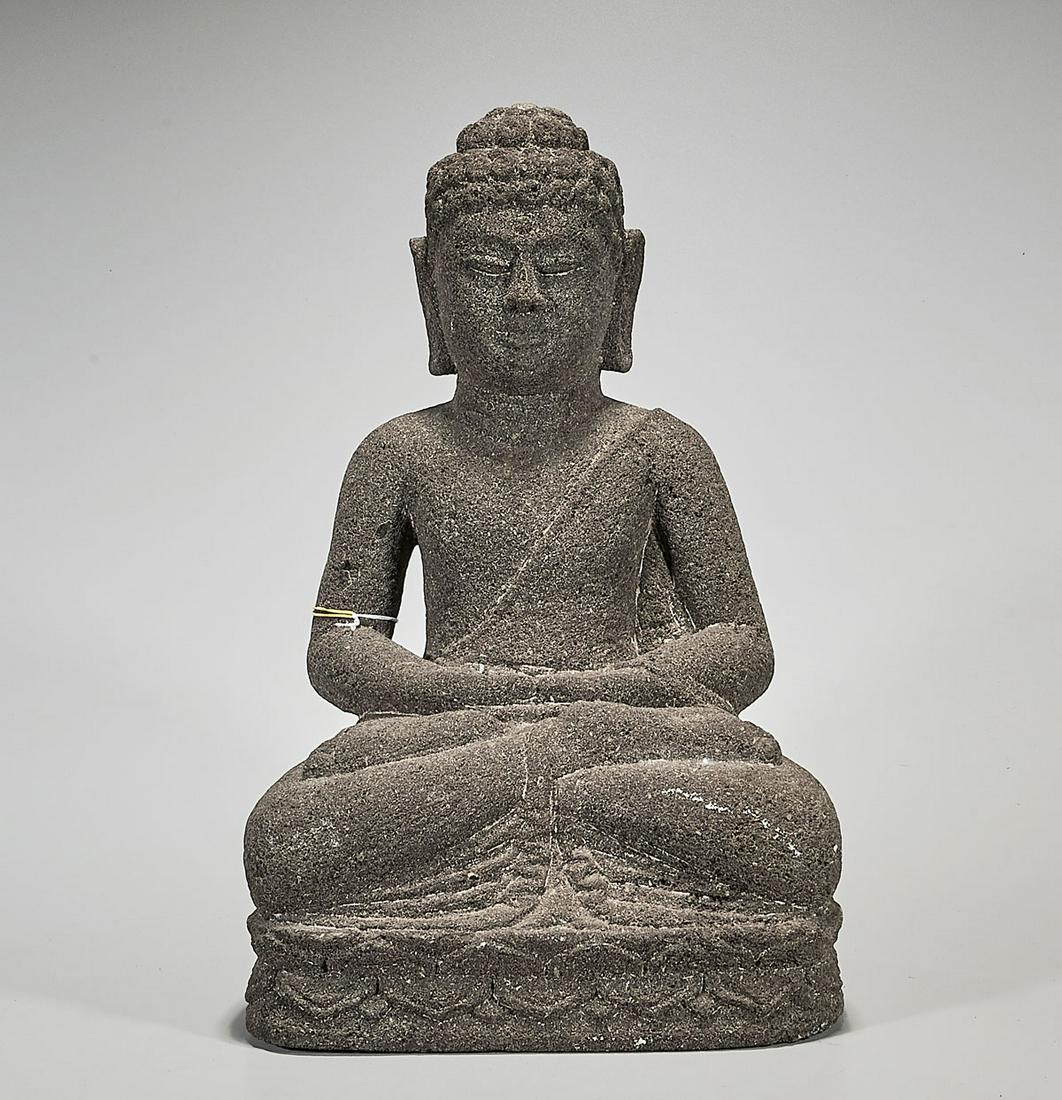 Chinese Carved Stone Buddha (1 of 4)