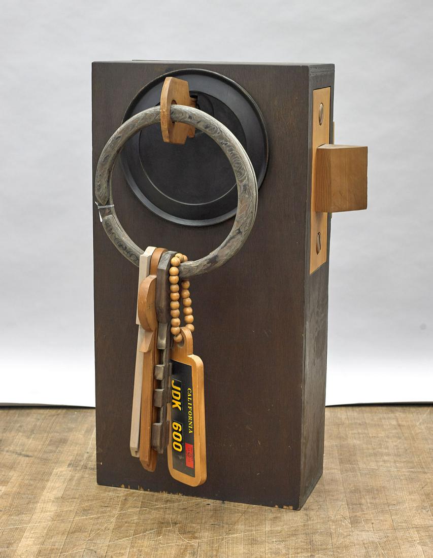 Large Wood Sculpture By Barbara Spring (1 of 2)