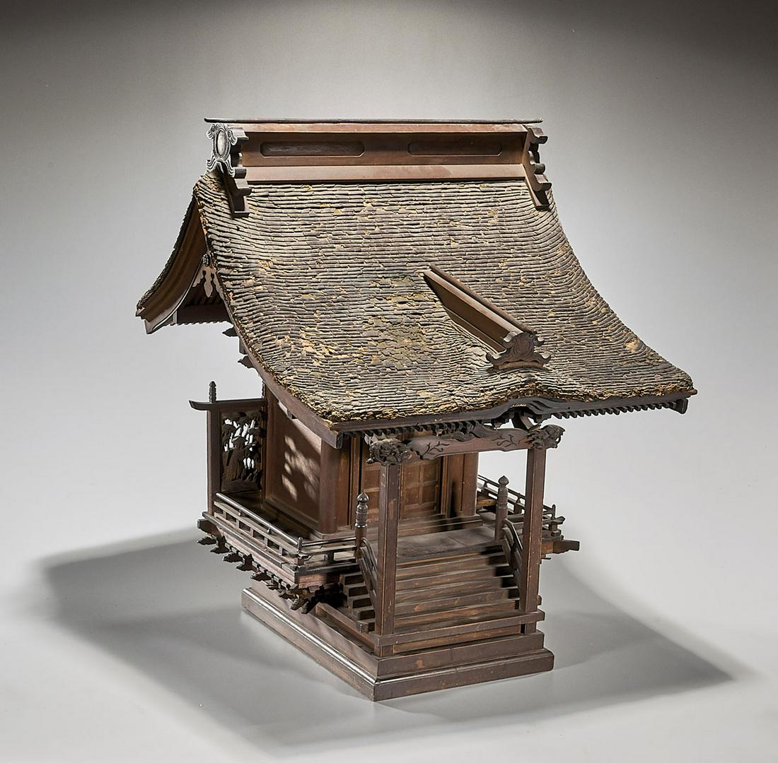 Antique Japanese Wood Shrine (1 of 4)