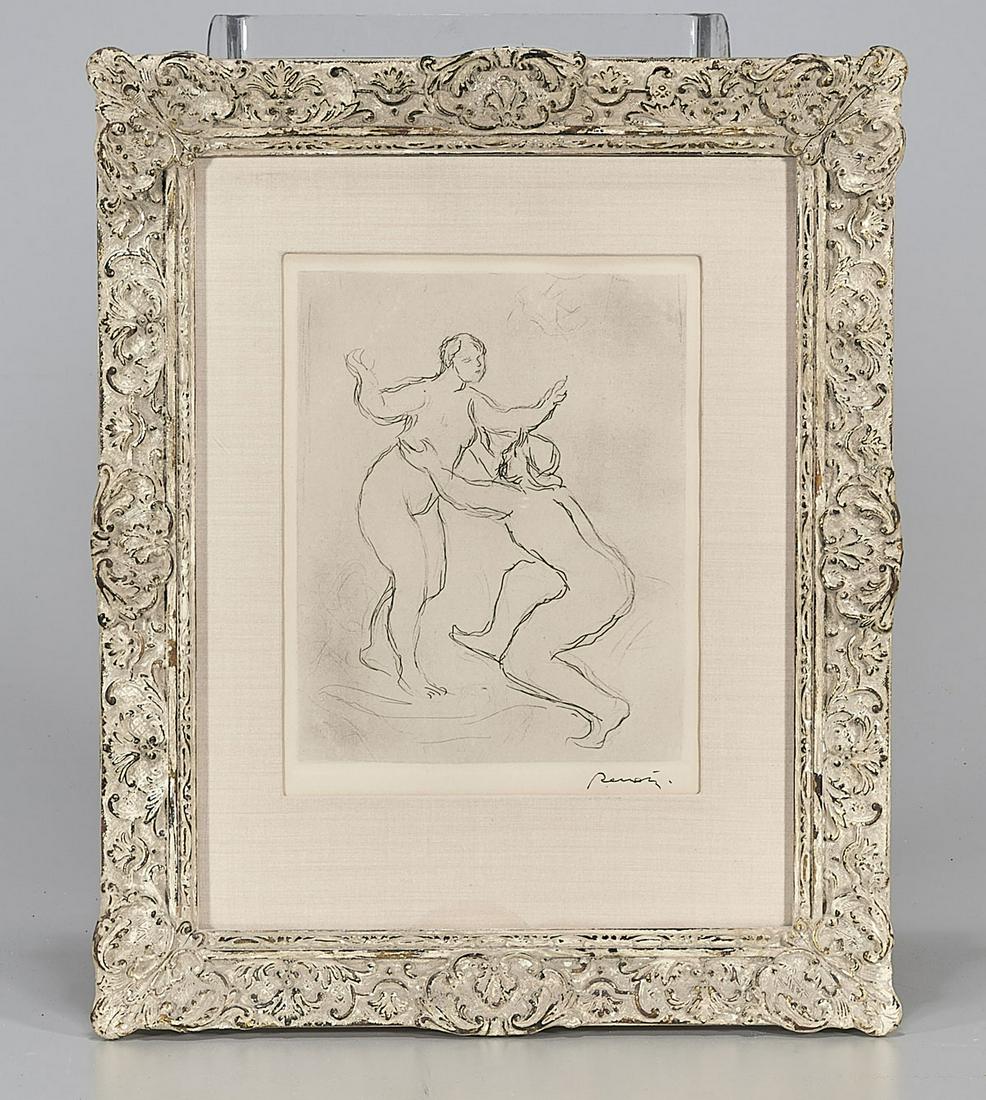 Etching by Pierre-Auguste Renoir: 'Le Fleuve Scamandre' (1 of 2)