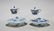 Group of Four Chinese Export-Style Blue & White