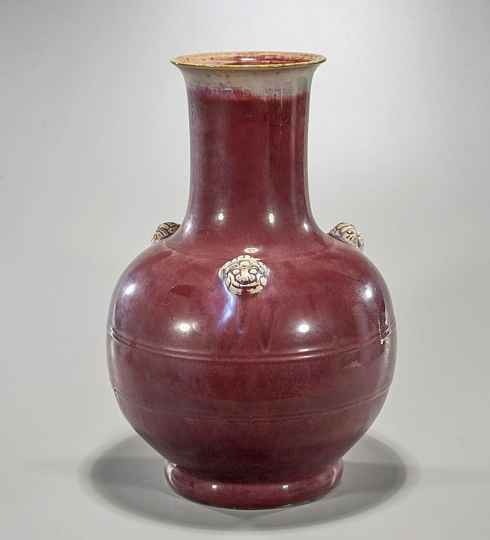 Large Chinese Flambe Vase (1 of 4)