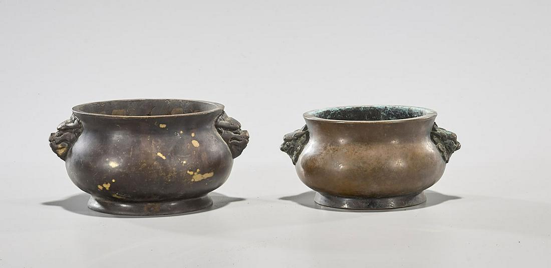 Two Chinese Bronze Censers (1 of 4)