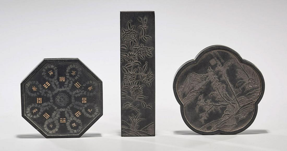 Group of Three Chinese Ink Sticks (1 of 3)