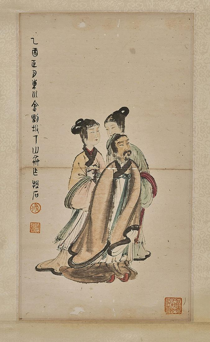 Scroll Painting After Fu Baoshi (1 of 2)