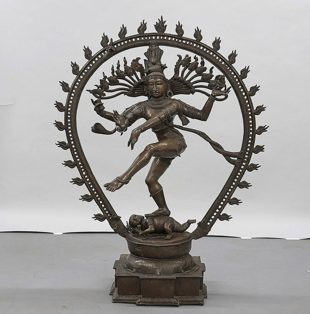 Large Indian Bronze Dancing Shiva (1 of 2)