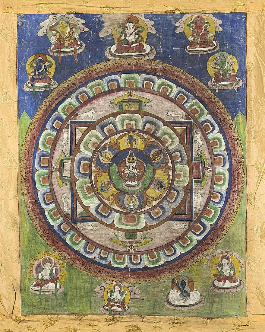 Tibetan Painted Thangka (1 of 1)