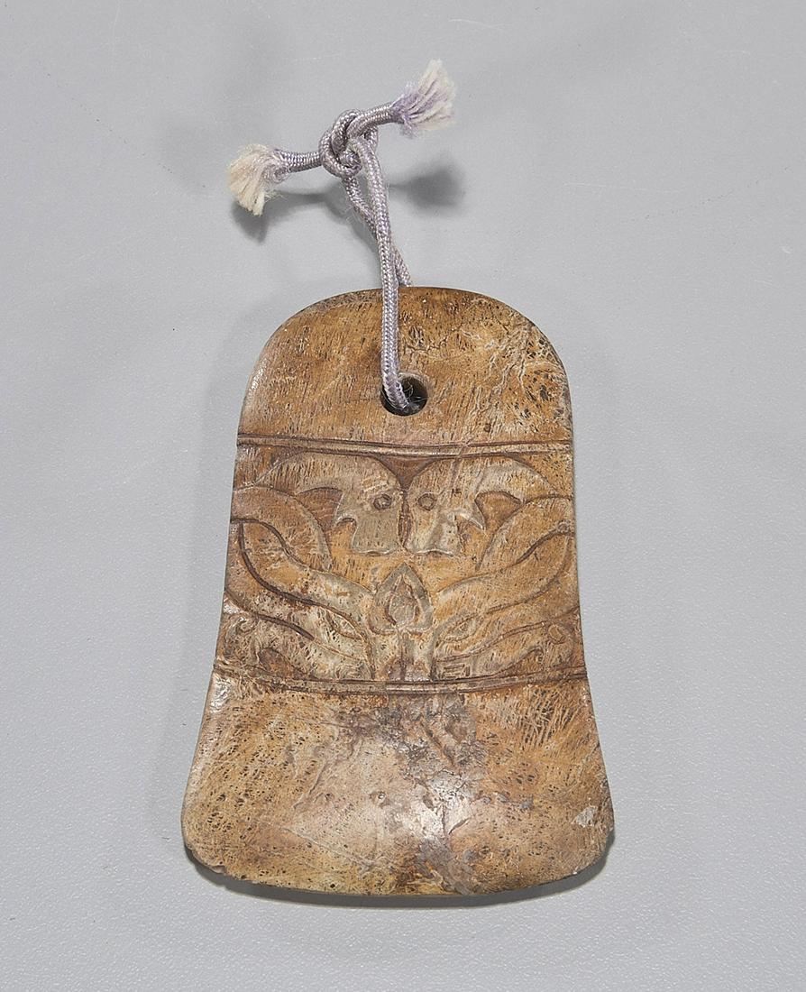 Archaic Chinese Carved Jade Axe Head (1 of 2)