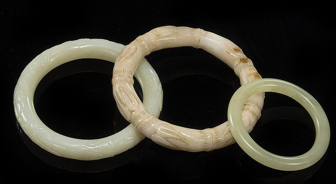 Group of Three Chinese Bangles (1 of 1)