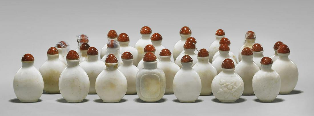 32 Hardstone Snuff Bottle Blanks (1 of 2)