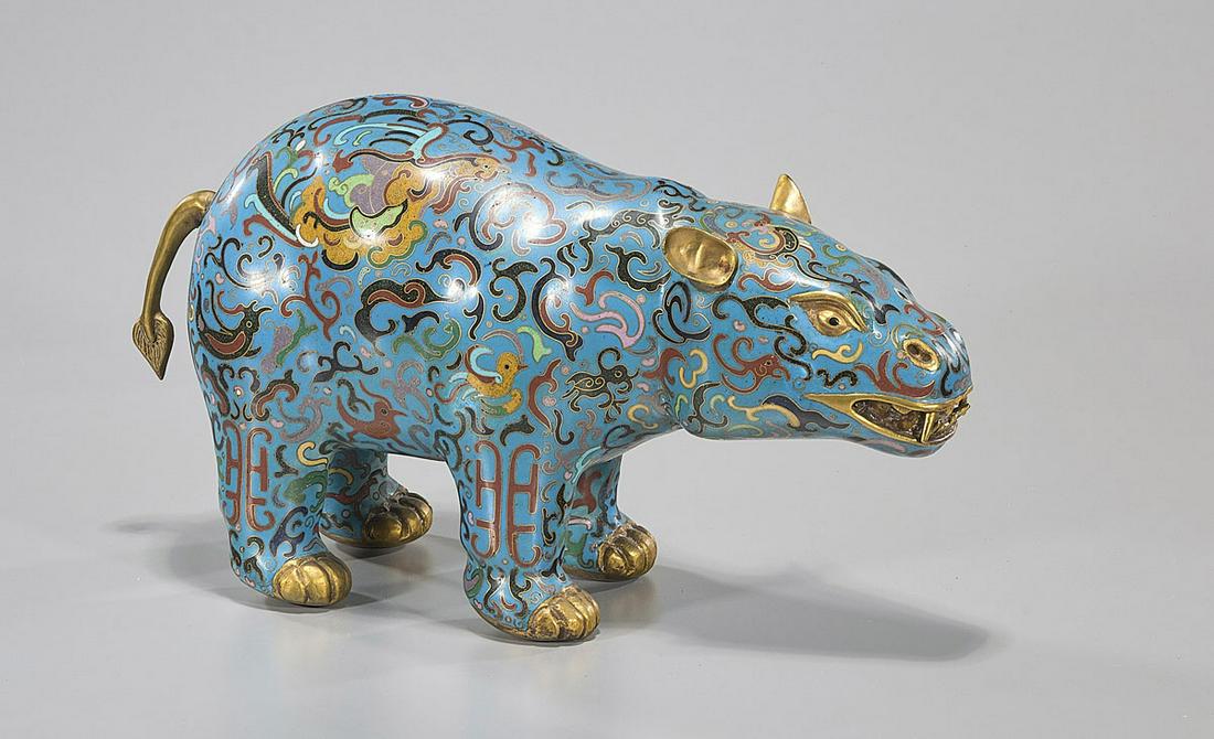 Chinese Cloisonne Animal Figure (1 of 2)
