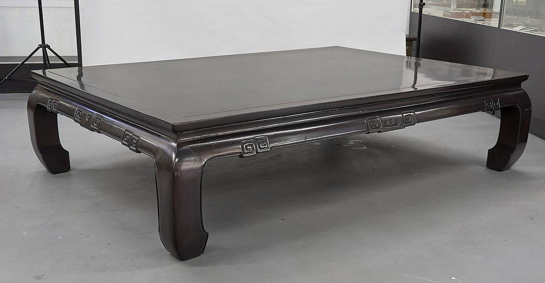 Massive Chinese Hardwood Opium Bed/Table (1 of 2)