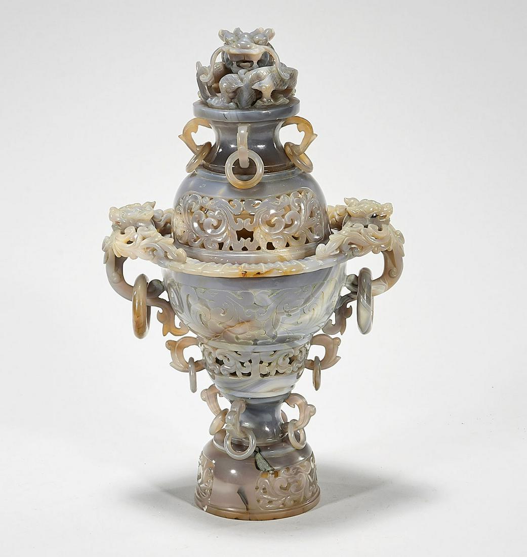 Sectional Agate Covered Censer (1 of 6)