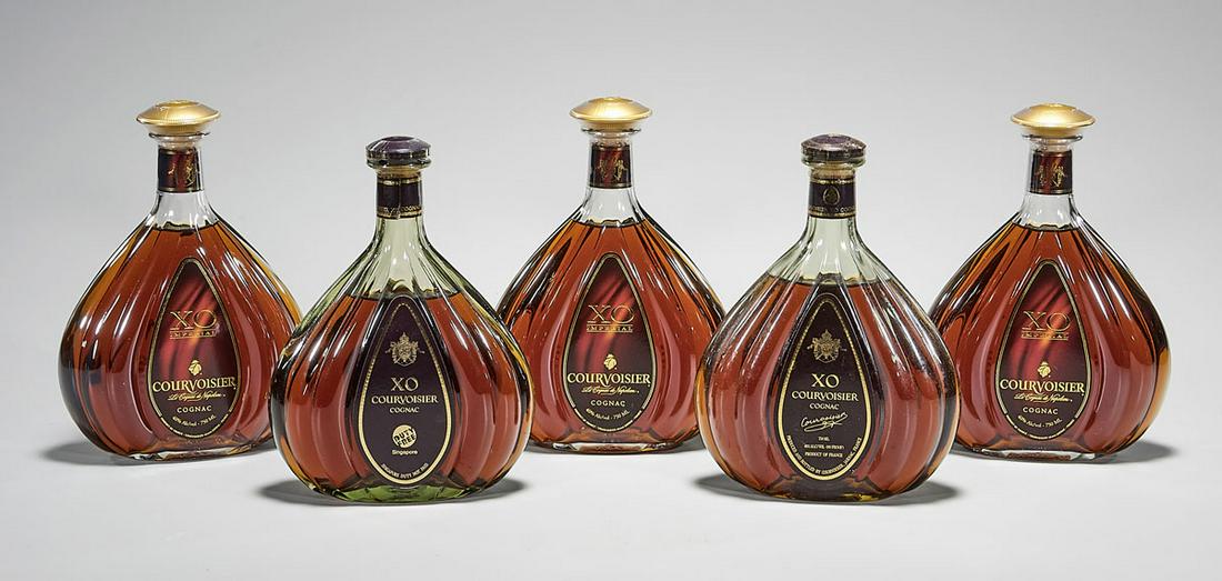 Five Bottles of Courvoisier XO Cognac (1 of 4)