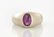 14K White Gold & Ruby Ring