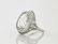 Platinum, White Sapphire & Diamond Ring - 3