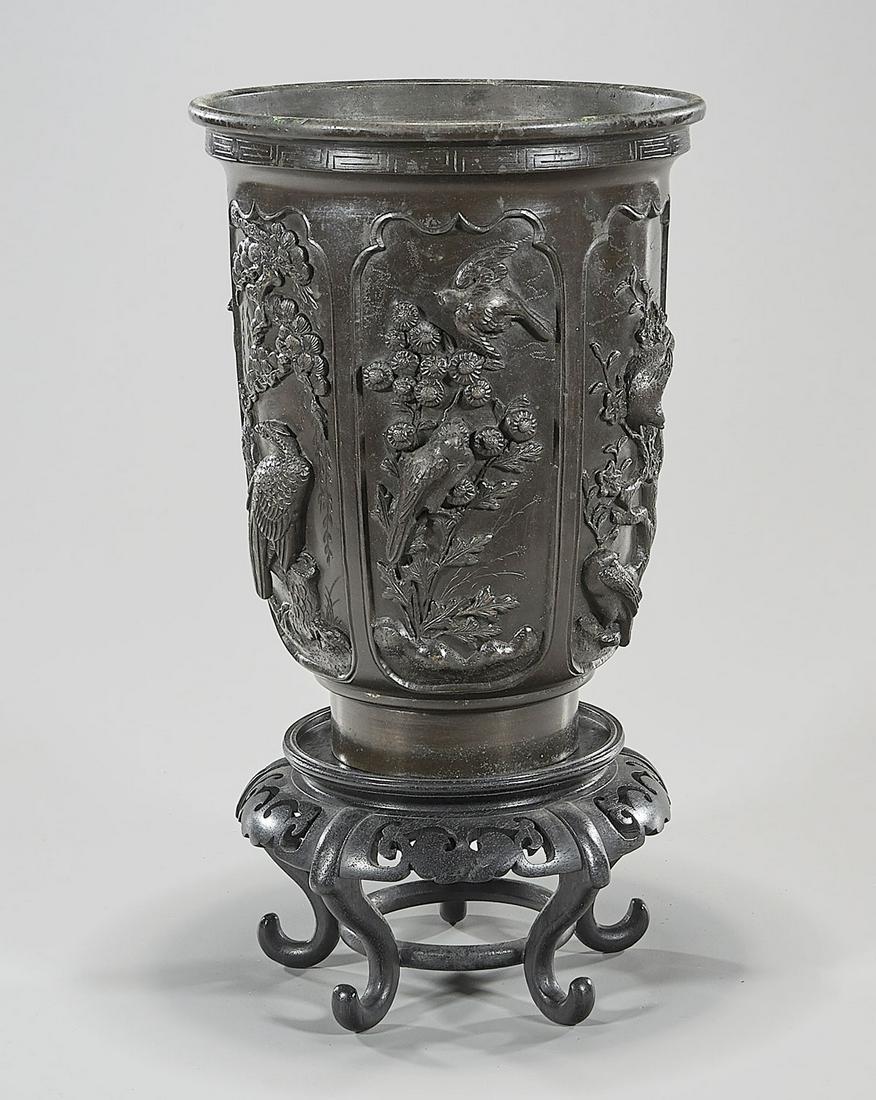 Japanese Bronze Cache Pot (1 of 7)