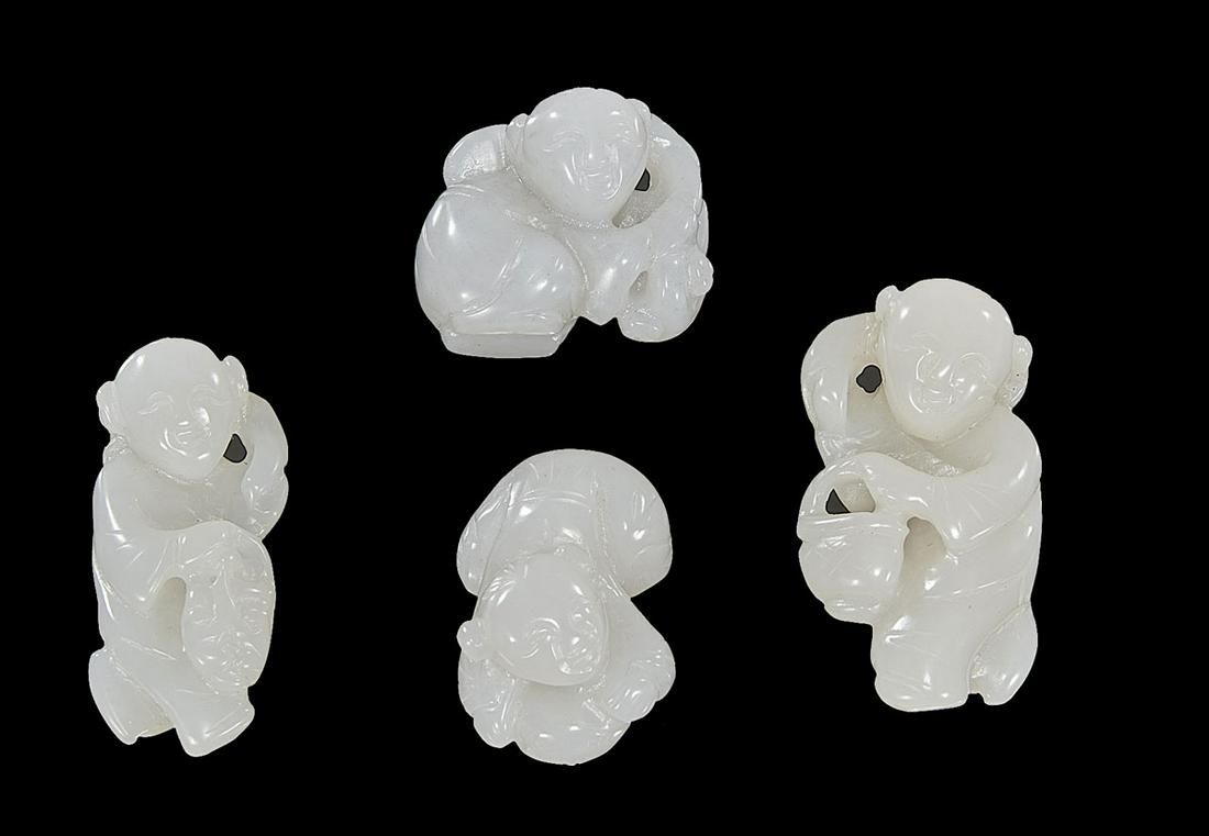Group of Four Chinese Jade Carvings (1 of 2)