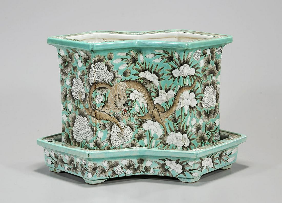 Chinese Porcelain Flower Pot (1 of 5)