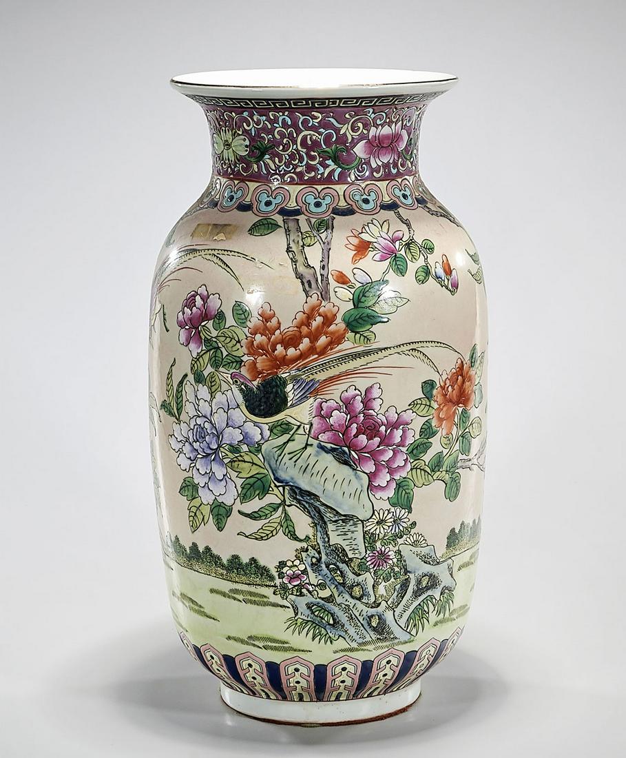 Chinese Enameled Porcelain Vase (1 of 6)