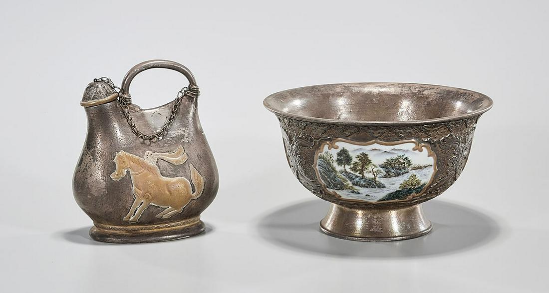 Two Chinese Painted and Enameled Porcelains (1 of 10)