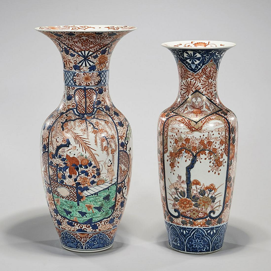 Two Chinese Enameled Porcelain Vases (1 of 6)
