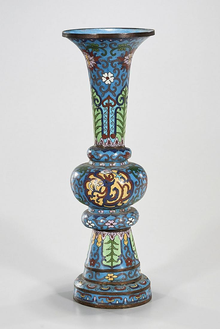 Chinese Cloissone Vase (1 of 6)