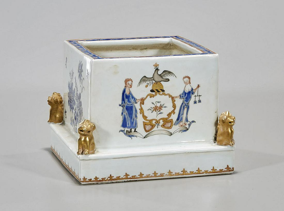 Chinese Enameled Porcelain Planter (1 of 5)