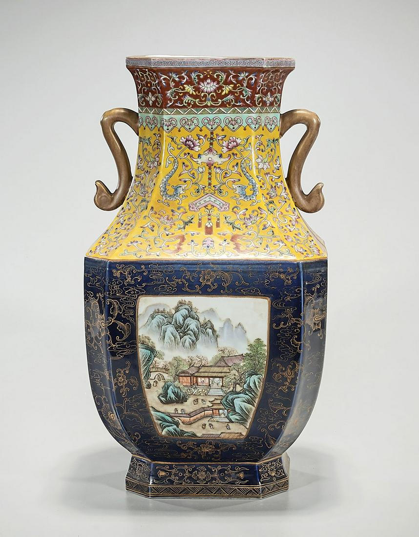 Chinese Enameled Porcelain Vase (1 of 8)