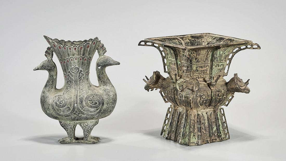 Two Asian Bronze Vessels (1 of 6)
