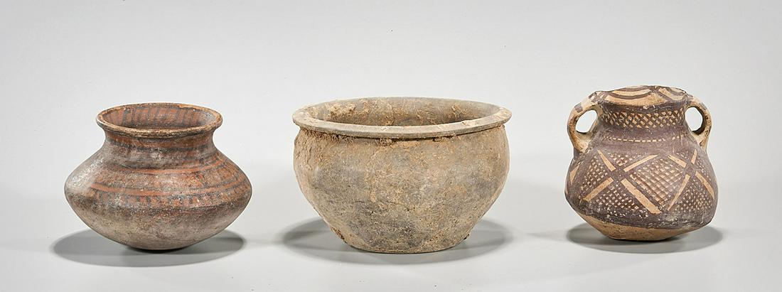 Three Chinese Pottery Pieces (1 of 7)