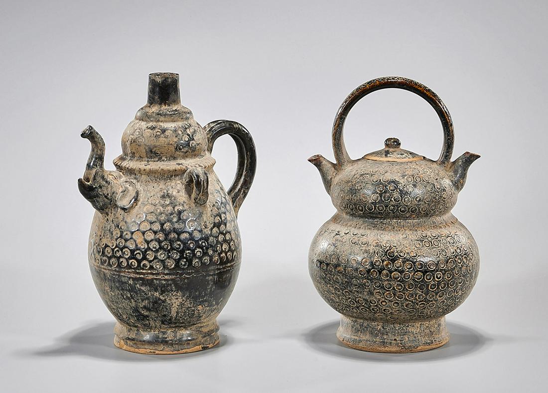 Two Chinese Black Glazed Vessels (1 of 6)