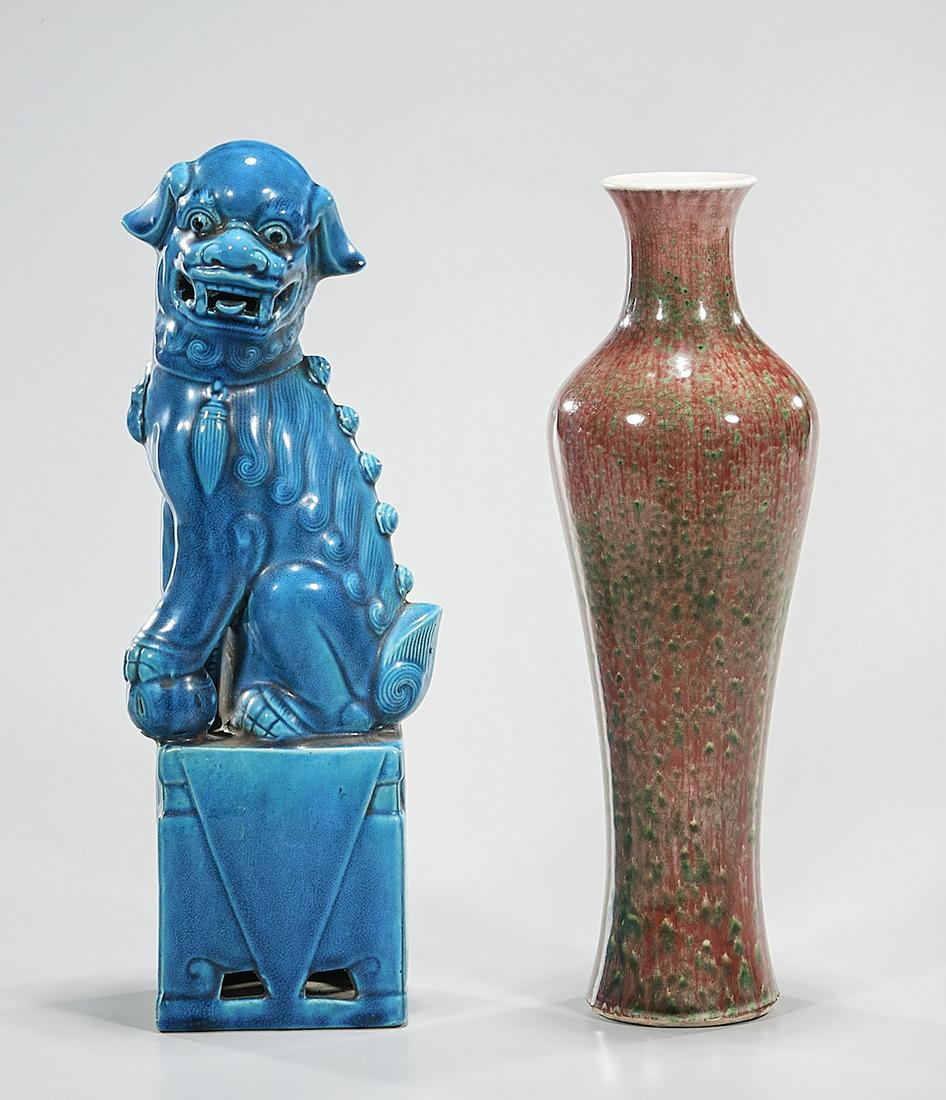 Two Chinese Glazed Porcelains (1 of 5)
