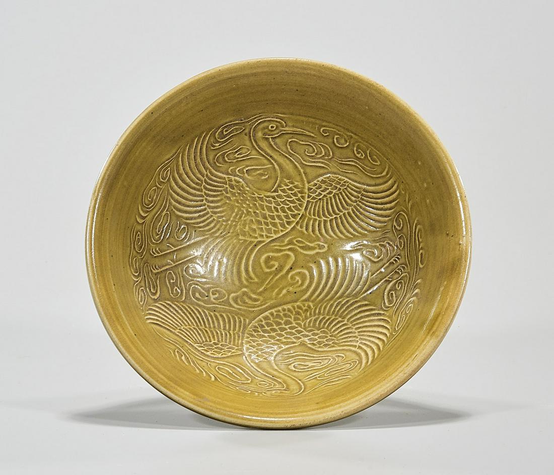 Chinese Glazed Ceramic Bowl (1 of 3)