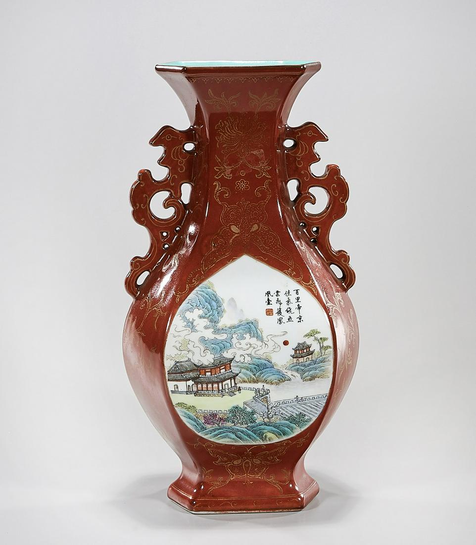 Chinese Enameled Porcelain Vase (1 of 6)