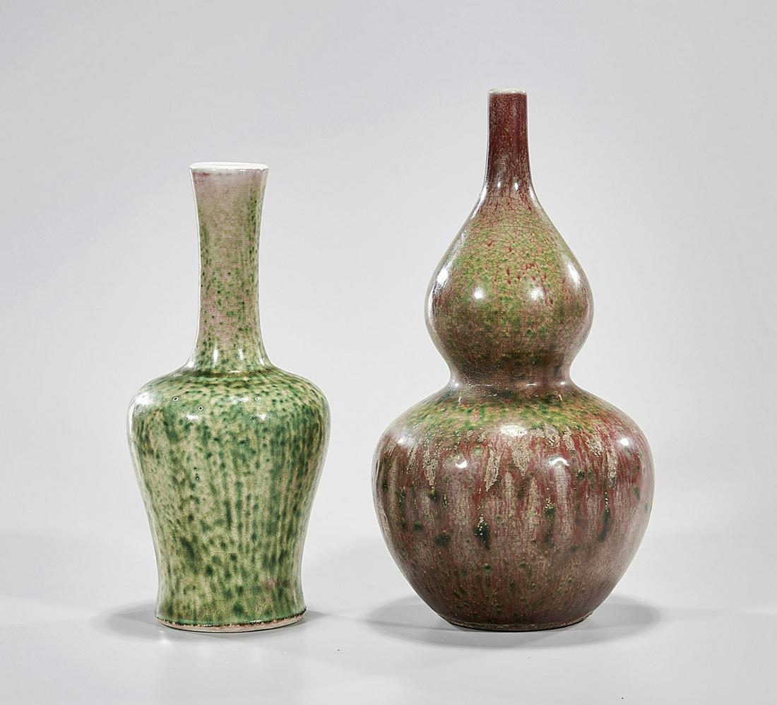 Two Chinese Glazed Porcelain Vases (1 of 5)